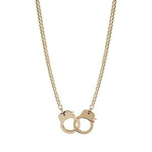 NOS Handcuff Gold Plated Necklace (A3601)